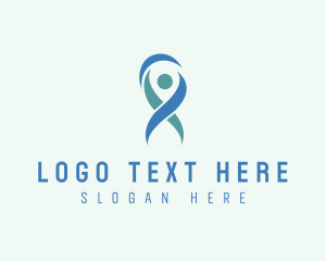 Abstract - Person Ribbon Generic logo design