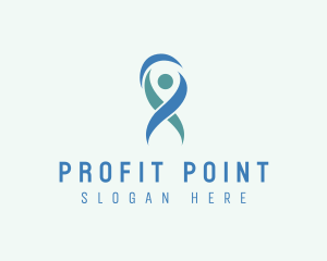 Person Ribbon Generic logo design