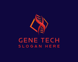 Genetic Laboratory DNA  logo design