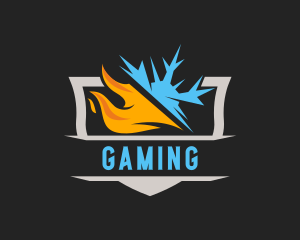 Boiler - Flaming Snowflake Temperature logo design