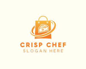 Cheese Shopping Bag logo design