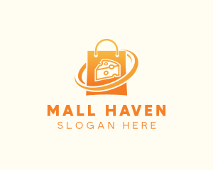 Cheese Shopping Bag logo design