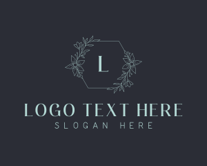 Hexagon - Beauty Spa Floral logo design