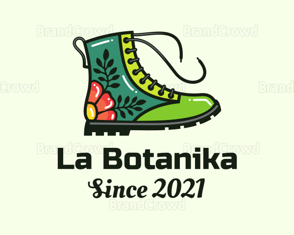 Multicolor Decorative Boots Logo