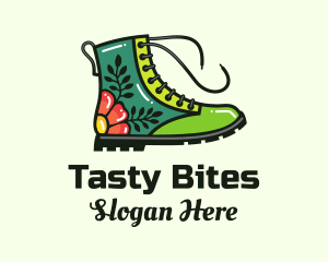 Multicolor Decorative Boots Logo