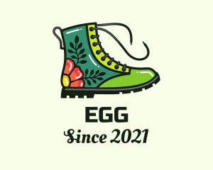 Shoe Cleaning - Multicolor Decorative Boots logo design