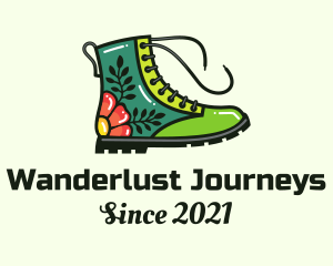Shoe Cleaning - Multicolor Decorative Boots logo design