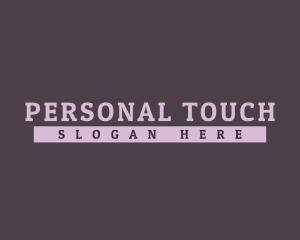 Personal - Personal Clothing Business logo design