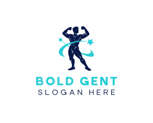 Fitness Masculine Man logo design