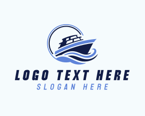 Ferry - Sailing Ferry Cruise logo design