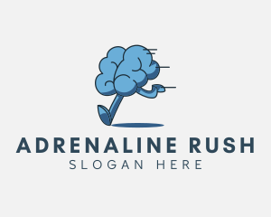 Running Brain Learning  logo design