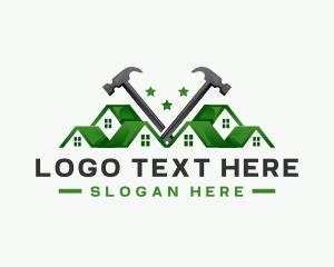 Contractor - Hammer Construction Roofing logo design