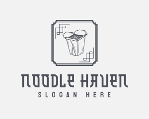 Noodle - Oriental Noodle Box logo design