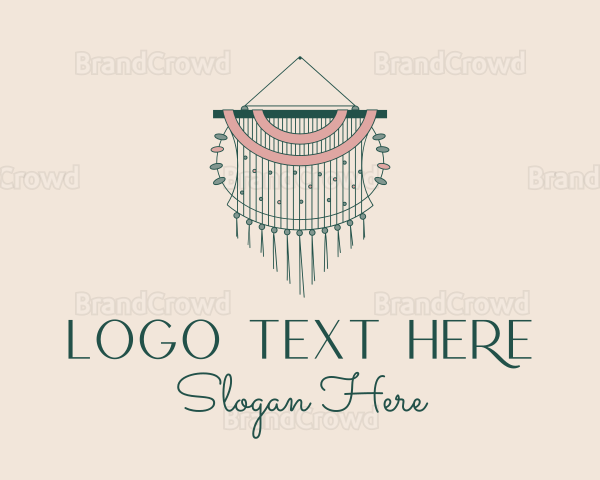 Macrame Wall Decoration Logo