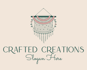 Macrame Wall Decoration  logo design