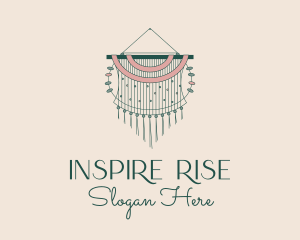 Boho - Macrame Wall Decoration logo design