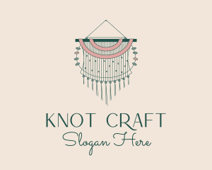 Macrame - Macrame Wall Decoration logo design