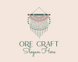 Macrame Wall Decoration  logo design