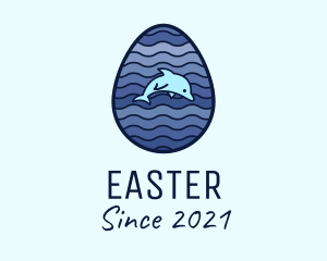 Sea - Dolphin Fish Egg logo design