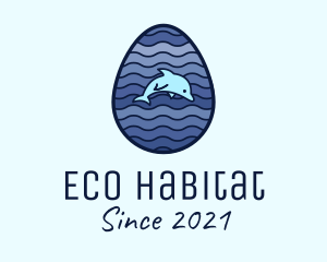 Biodiversity - Dolphin Fish Egg logo design