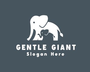 Elephant Wild Safari logo design