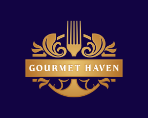 Luxury Restaurant Dining logo design