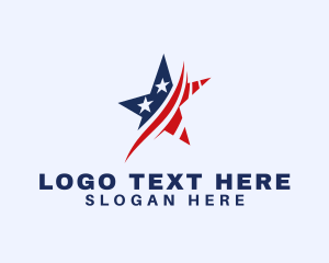 Flag - Star Nation America logo design