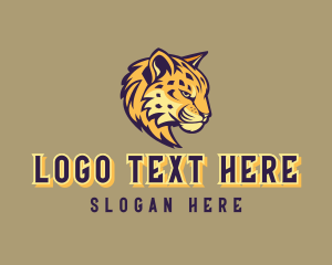 Cheetah - Wild Jaguar Safari logo design