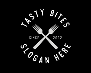 Food - Food Kitchen Fork logo design