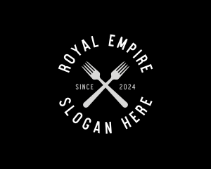 Food Kitchen Fork logo design