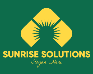 Sunrise - Yellow Mountain Sunrise logo design