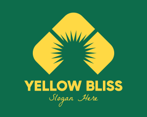 Yellow - Yellow Mountain Sunrise logo design