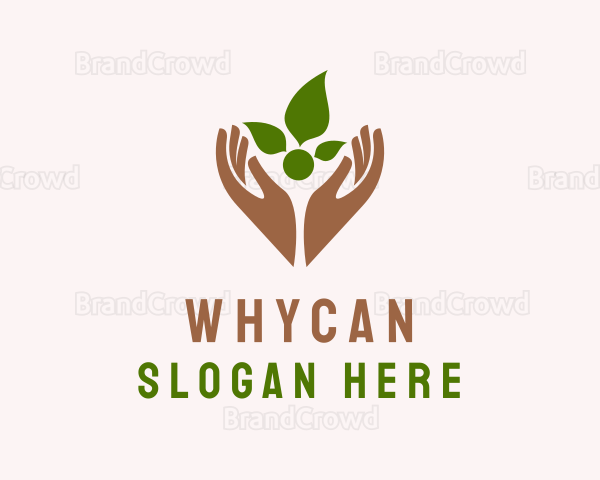 Eco Gardening Wellness Logo