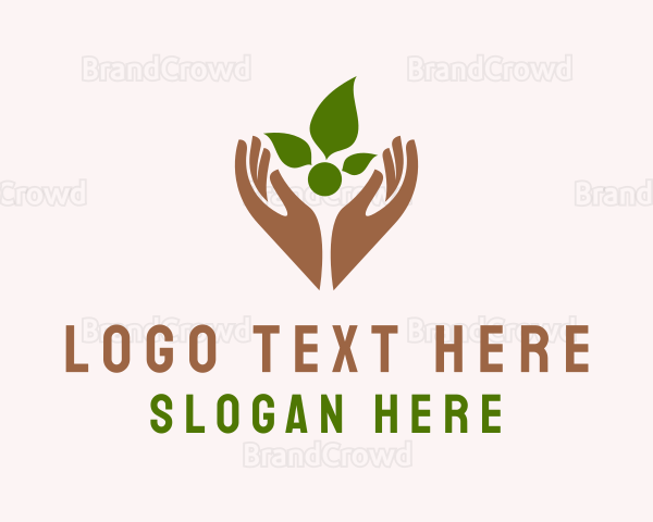 Eco Gardening Wellness Logo