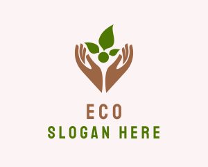 Eco Gardening Wellness Logo