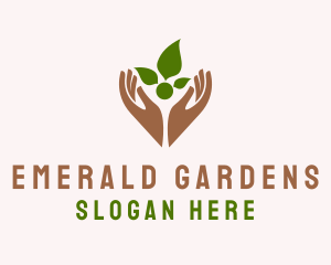 Eco Gardening Wellness logo design