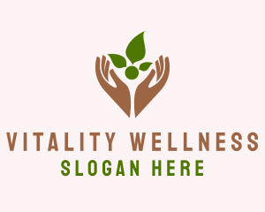 Eco Gardening Wellness logo design