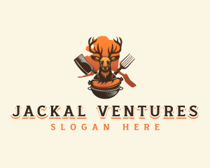 Alaska Deer Grill logo design