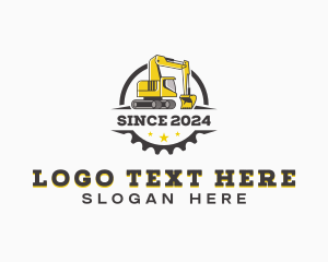 Excavation - Mechanical Builder Excavator logo design