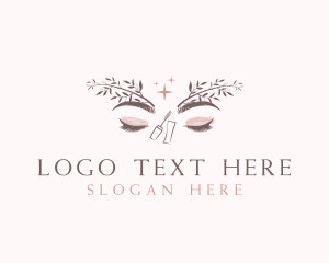 Eyelashes - Eyelashes Mascara Beauty logo design