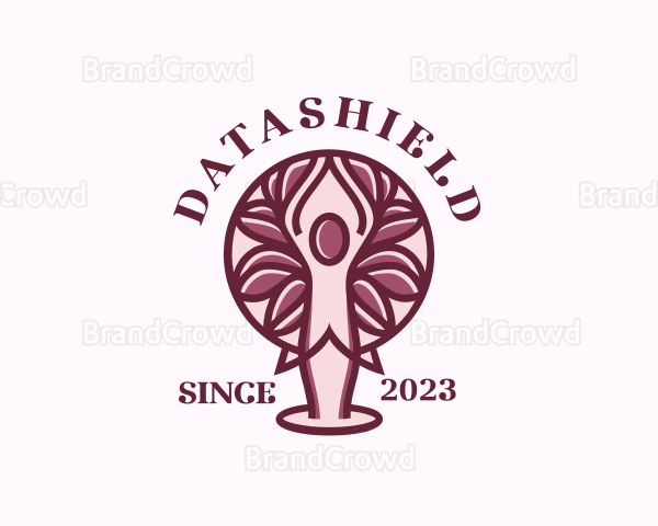 Yoga Wellness Tree Logo