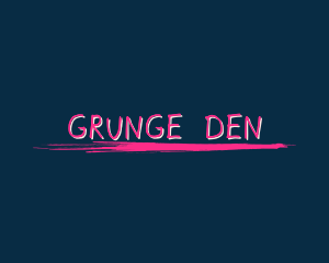 Grunge Feminine Boutique logo design