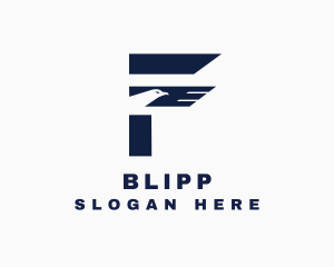 Political - Eagle Bird Team Letter F logo design