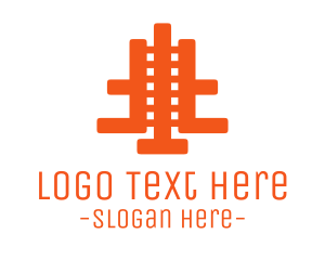 Film - Orange Abstract Film logo design