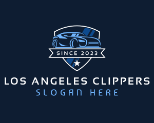 Shield Sports Car Race Logo