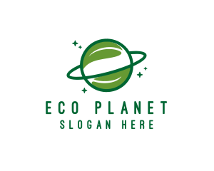 Environmental Leaf Planet  logo design