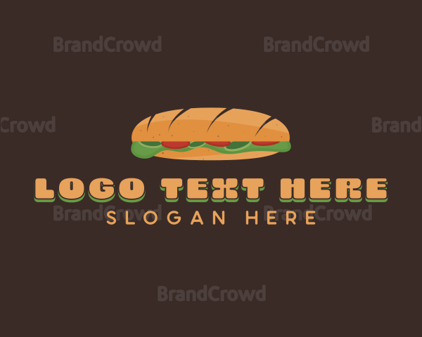 Baguette Sandwich Diner Logo