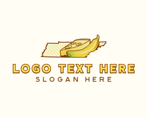 Map - Tennessee Banana Pudding logo design