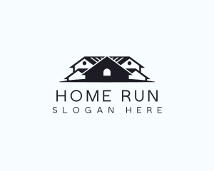 Residential Home Roofing logo design