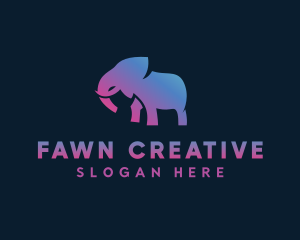 Elephant Creative Agency logo design